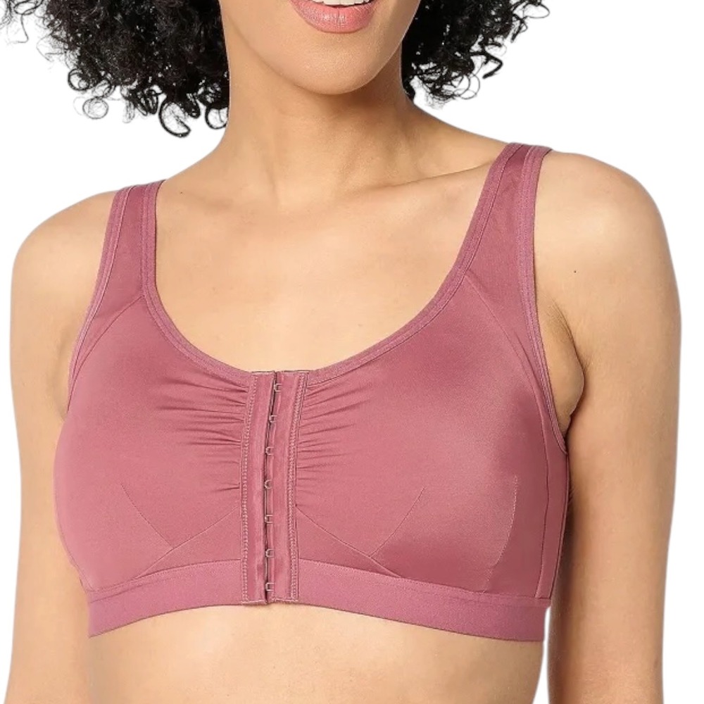AnyBody Intimates Lycra Front Closure
Wirefree Bra Pink Mauve NWT 3X